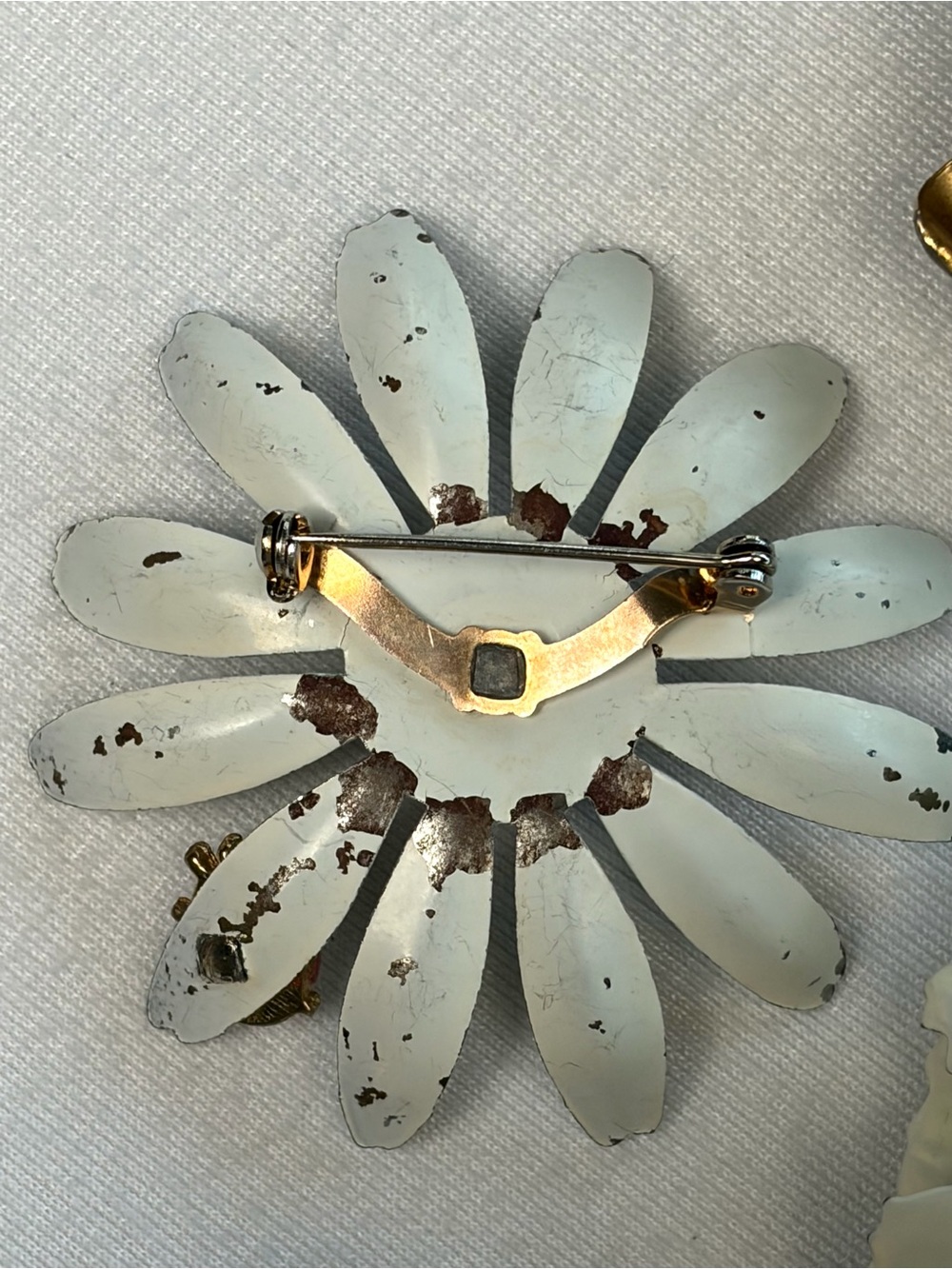 Vintage & Modern 6-Brooch Bundle: Flowers, Giovanni, Sterling/gold filled, GUC - Picture 12 of 13